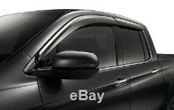 New Genuine Honda 2017 Ridgeline Window Door Visor Vent Visor Set 08r04-t6z-100