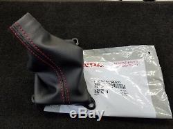 New Genuine Honda CIVIC Si Red Stitched Thread Shift Boot 2013 2015