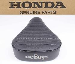 New Genuine Honda Factory Seat CT90 CT110 69-86 TRAIL White Honda Stamp OEM #o23