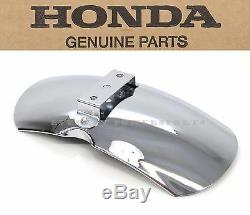New Genuine Honda Front Chrome Fender Mud Guard 1969-1970 Z50 A K0 K1 OEM #V39