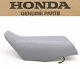 New Genuine Honda Grey Seat 88-00 Trx300 Trx300fw 2x4 4x4 Fourtrax Oem #p29