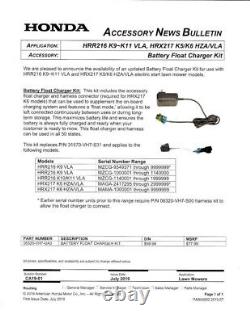 New Genuine Honda Oem Battery Float Charger Kit For Lawn Mowers 06320-vh7-ua2