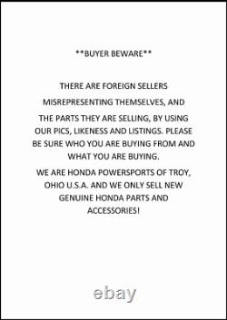 New Genuine Honda Oem Carb, Gaskets, Tube, Wire Eu3000is Generator