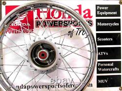 New Genuine Honda Oem Complete Rear Wheel 1985-2013 Xr100r/crf100 42650-kn4-a61