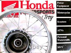 New Genuine Honda Oem Complete Rear Wheel 2003-2017 Crf150f 42650-kpt-305