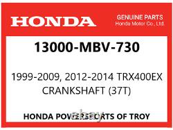 New Genuine Honda Oem Crankshaft 1999-2009, 2012-2014 Trx400ex 13000-mbv-730