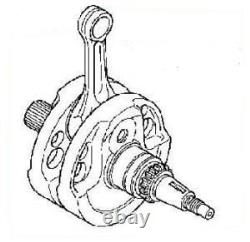 New Genuine Honda Oem Crankshaft 2009-2012 Crf450r 13000-men-a50