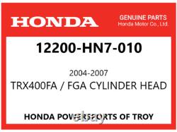 New Genuine Honda Oem Cylinder Head 2004-2007 Trx400fa Fga 12200-hn7-010