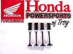 New Genuine Honda Oem In. & Ex. Valves And Springs 2004-05 Trx450r