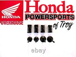 New Genuine Honda Oem In. & Ex. Valves And Springs 2004-05 Trx450r