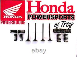 New Genuine Honda Oem In. & Ex. Valves And Springs 99-2014 Trx400ex/x
