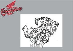 New Genuine Honda Oem Left Crankcase 2008 Crf450r 11200-men-a10