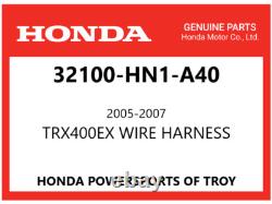 New Genuine Honda Oem Main Wire Harness 2005-2007 Trx400ex 32100-hn1-a40