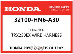 New Genuine Honda Oem Main Wire Harness 2006-2007 Trx250ex 32100-hn6-a30