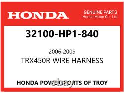 New Genuine Honda Oem Main Wire Harness 2006-2009 Trx450r 32100-hp1-840