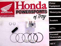 New Genuine Honda Oem Piston Kit 1999-07 Trx400ex / 1996-04 Xr400r
