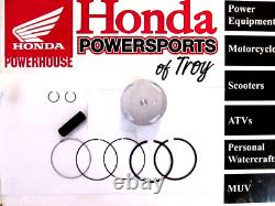 New Genuine Honda Oem Piston Kit 1999-07 Trx400ex / 1996-04 Xr400r