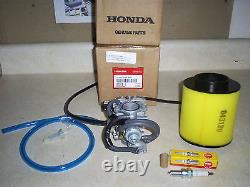 New Genuine Honda Oem Recon 250 Carburetor-air-? Fuel Filter-plug 11/2l? Ine 02-04