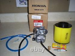 New Genuine Honda Oem Recon 250 Carburetor-air-? Fuel Filter-plug 11/2l? Ine 02-04