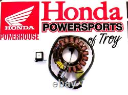 New Genuine Honda Oem Stator & Pulse Generator 1995-2003 Trx400fw Trx450s/es