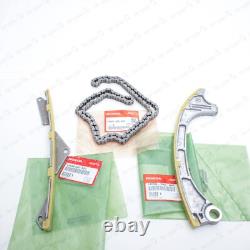 New Genuine OEM Honda 13-17 Accord Acura K24 Timing Chain & Guides Set