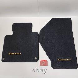 New Genuine OEM Honda S2000 Floor Mat Set 00-09 Black / Yellow USDM AP1 AP2 CR