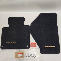 New Genuine OEM Honda S2000 Floor Mat Set 00-09 Black / Yellow USDM AP1 AP2 CR