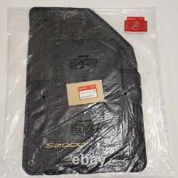 New Genuine OEM Honda S2000 Floor Mat Set 00-09 Black / Yellow USDM AP1 AP2 CR