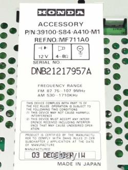 New OEM genuine Honda AM FM CD Radio 2001-2002 Accord Sedan 39100-S84-A41