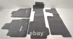 New OEM genuine Honda Carpeted Floor Mats 2003-2008 Pilot Grey 4 piece set nice
