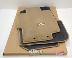 New OEM genuine Honda Floor Mats 2004-2008 Acura TL Tan 4pc carpet Set YR167L