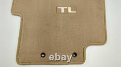 New OEM genuine Honda Floor Mats 2004-2008 Acura TL Tan 4pc carpet Set YR167L