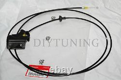 New Oem Honda CIVIC Crx Hood Latch Handle Cable Factory Stock Pull Trim Complete