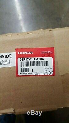 OEM 2017-2020 Honda CR-V High Wall Blue Logo All Season Floor Mats 08P17TLA121A