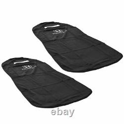 OEM Black Cotton Terry Velour Seat Armour Cover Front LH & RH Pair for Honda