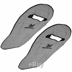 OEM Gray Cotton Terry Velour Seat Armour Cover Front LH & RH Pair for Honda