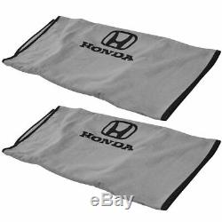 OEM Gray Cotton Terry Velour Seat Armour Cover Front LH & RH Pair for Honda