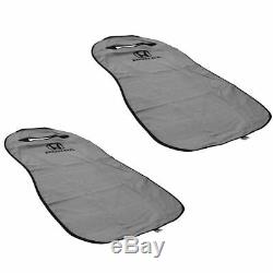 OEM Gray Cotton Terry Velour Seat Armour Cover Front LH & RH Pair for Honda