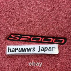 OEM Honda 2000-2009 S2000 Red Floor Mat Right Left Set Genuine New Red Stiching
