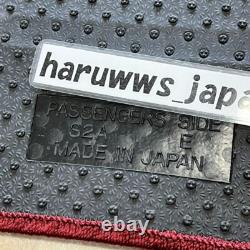 OEM Honda 2000-2009 S2000 Red Floor Mat Right Left Set Genuine New Red Stiching