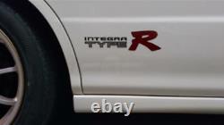 OEM Honda Acura Integra TYPE R Side & Rear Decals Stickers Black Outline Genuine