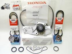 OEM Honda Acura V6 Timing Belt Water Pump Kit With Genuine Hydraulic Tensioner
