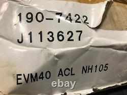 One Genuine Honda OEM EVM40ACL NH105 190-7422 J113627 AC MUFFLER Kit with clamps