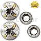 Pair(2) Front Wheel Hub & Bearing Set For Honda Civic Ex, Civic Withabs Acura