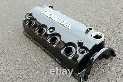 Powder Coated Valve Cover 1992-2000 Honda Civic 1.5L 1.6L D16 D15 Gloss Black