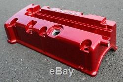 Powder Coated Valve Cover Acura RSX Honda Civic K20 K24 Candy Red