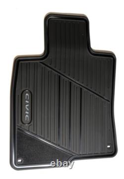 Set of all-weather OEM Honda CIVIC 2016 to 2021 Floor Mats Genuine
