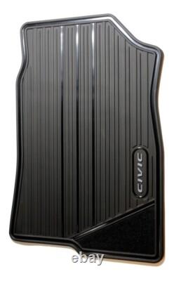 Set of all-weather OEM Honda CIVIC 2016 to 2021 Floor Mats Genuine